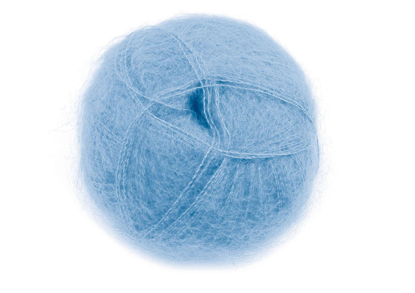 Mohair by Canard Brushed Lace Silk/Mohair - Isblå (Nr. 3012)