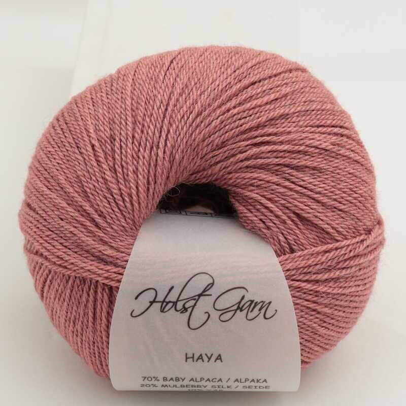 Holst Garn Haya i Alpaca,Silke og Yak - 17 Rosé