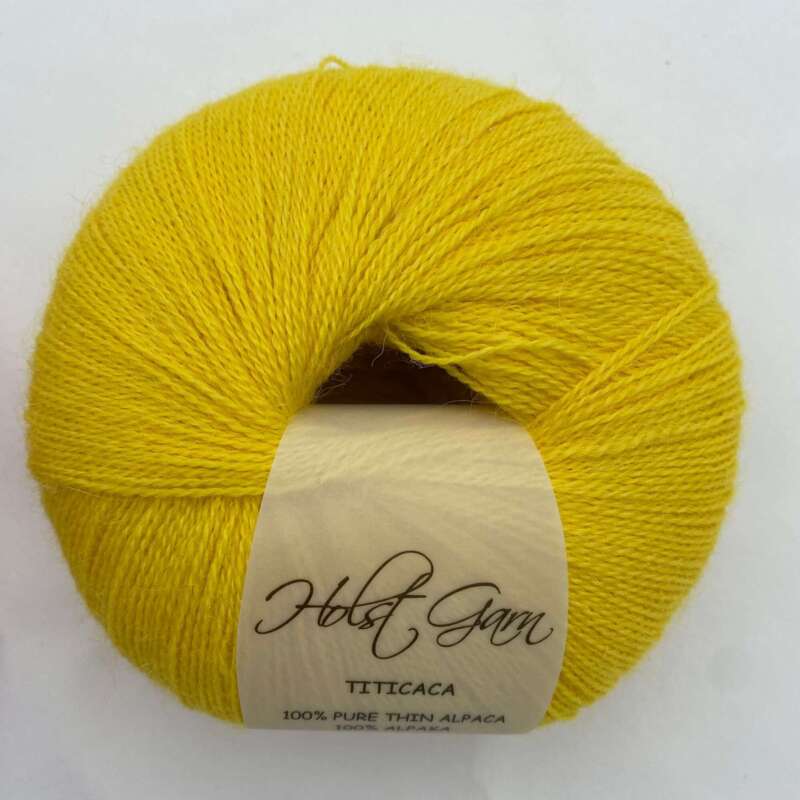 Holst Garn Titicaca i Alpaca - 0001 Lemon - The Playground Collection