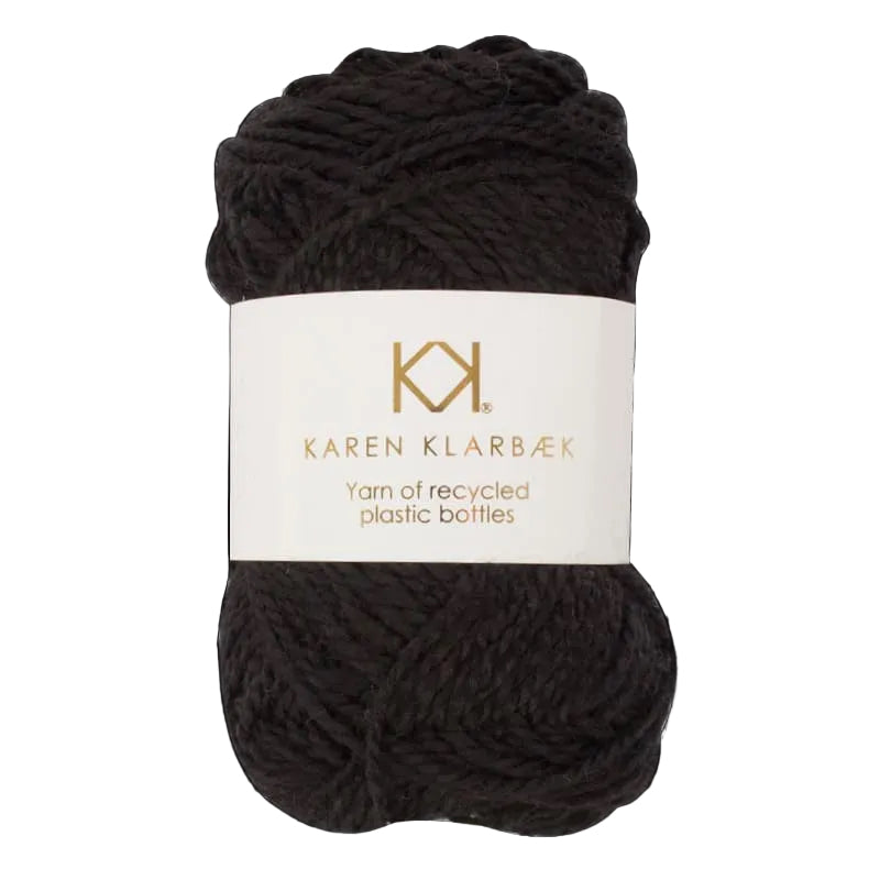 Karen Klarbæk Recycled Bottle Yarn - Black (3008)