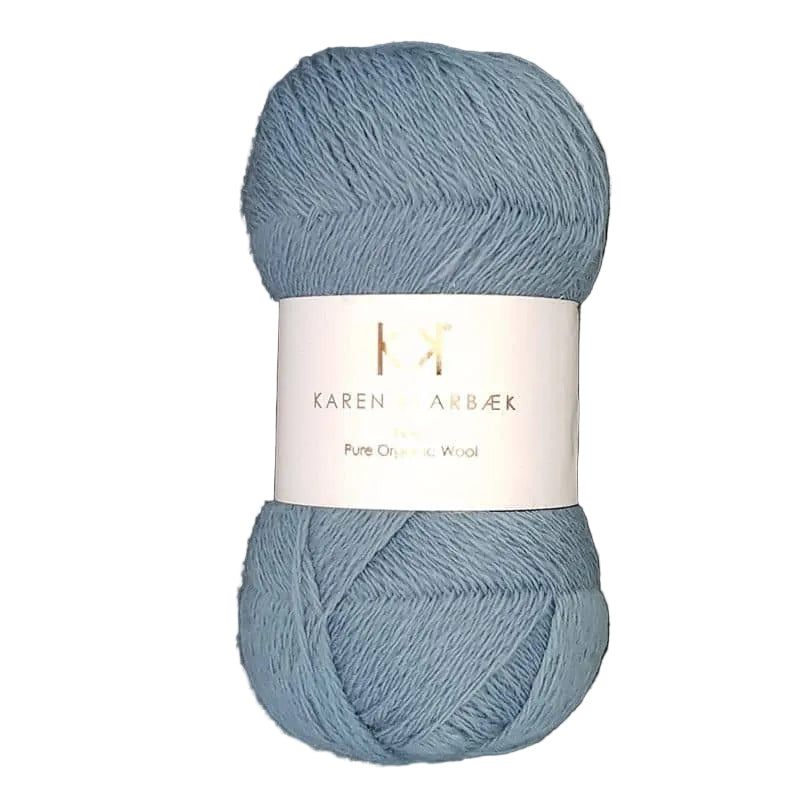 Karen Klarbæk Fine Pure Organic Wool - Blue (2504)