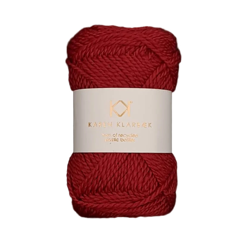 Karen Klarbæk Recycled Bottle Yarn - Christmas Red (3016)