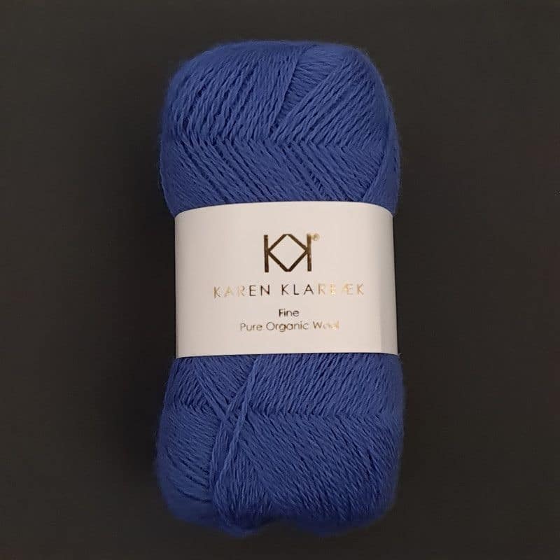 Karen Klarbæk Fine Pure Organic Wool - Cobalt (2517)