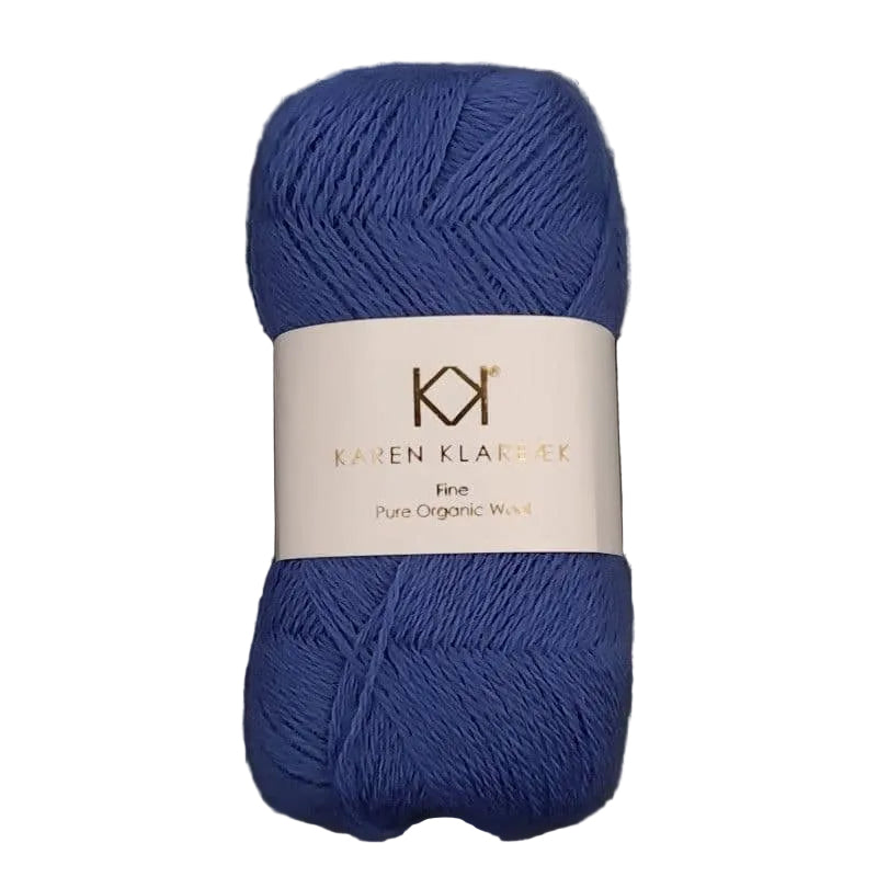 Karen Klarbæk Fine Pure Organic Wool - Cobalt (2517)
