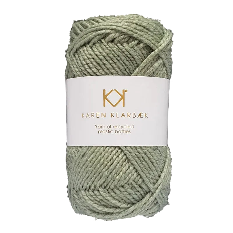 Karen Klarbæk Recycled Bottle Yarn - Light Sage Green (3015)