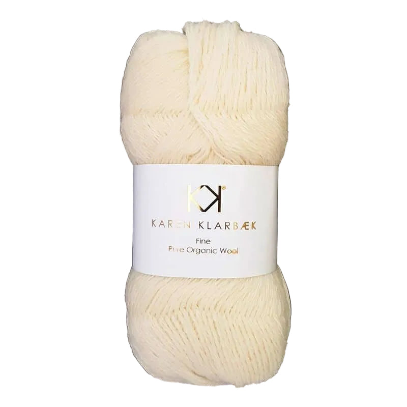 Karen Klarbæk Fine Pure Organic Wool - Nature White (2506)