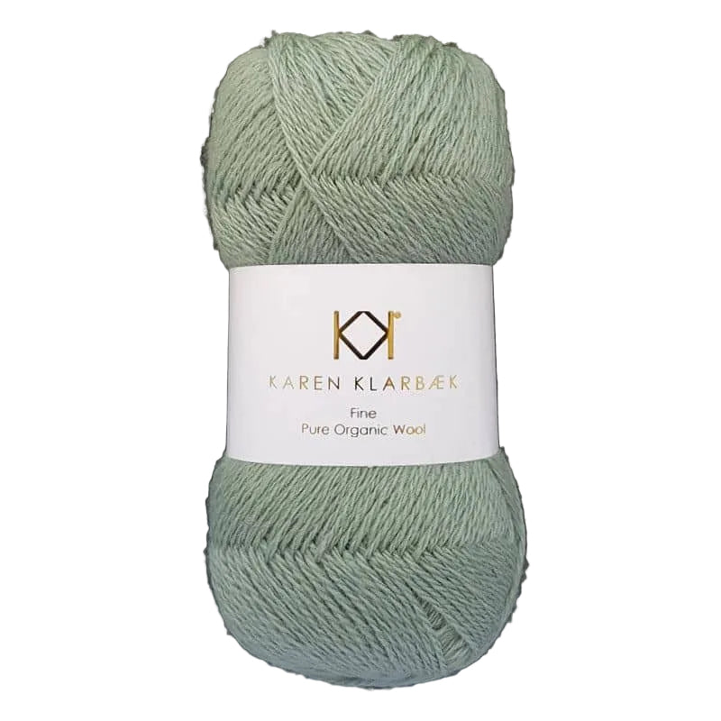 Karen Klarbæk Fine Pure Organic Wool - Sage Green (2515)