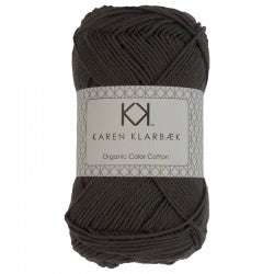 0027_8/4 Charcoal - Økologisk bomuldsgarn fra Karen Klarbæk