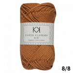 1009_8/8 Burned Orange - Økologisk bomuldsgarn fra Karen Klarbæk