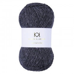 2007_Pure Wool_Dark Grey Melange - Økologisk uldgarn fra Karen Klarbæk