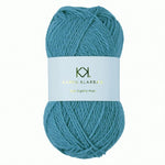 2022_Pure Wool_Aqua Blue - Økologisk uldgarn fra Karen Klarbæk