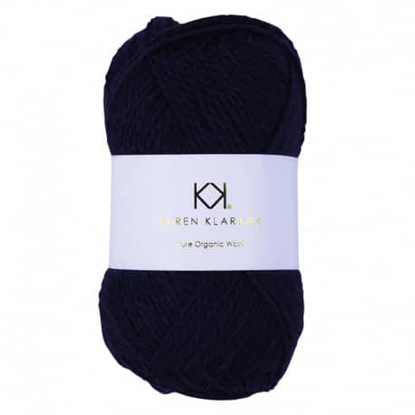 2024_Pure Wool_Navy Blue - Økologisk uldgarn fra Karen Klarbæk