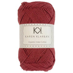 0035_8/4 Dark Brick Red - Økologisk bomuldsgarn fra Karen Klarbæk