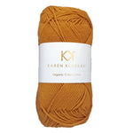 0077_8/4 Dark Mustard Økologisk bomuldsgarn fra Karen Klarbæk