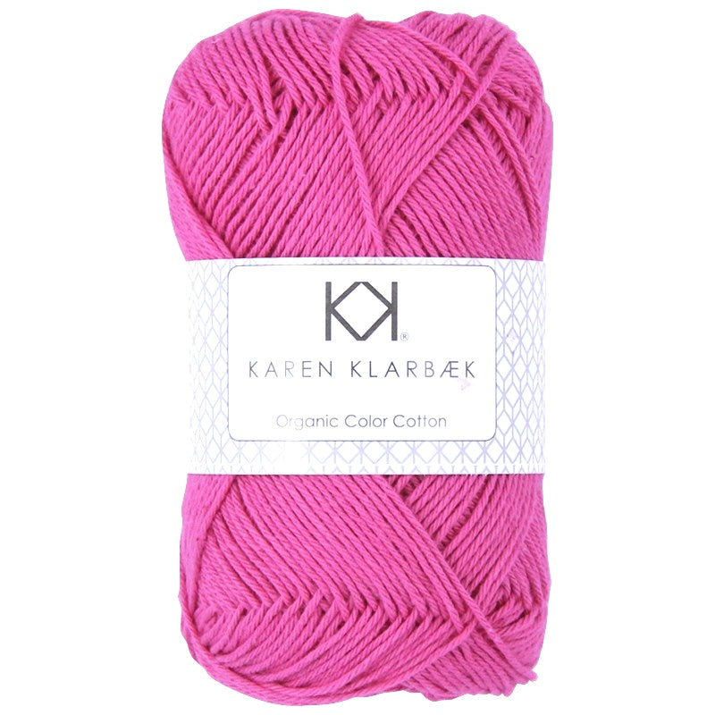0050_8/4 Hot Pink - Økologisk bomuldsgarn fra Karen Klarbæk