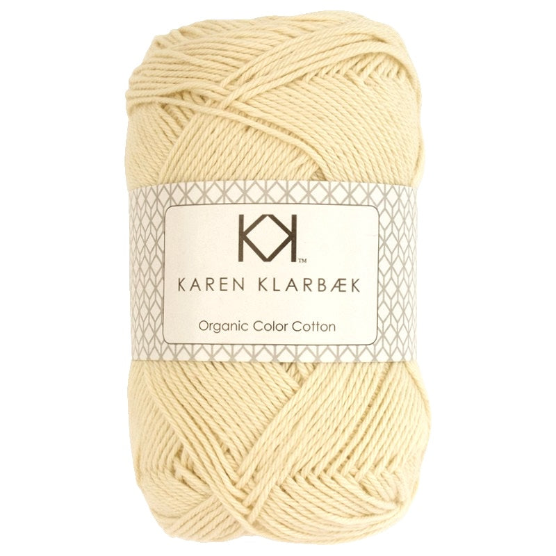 0038_8/4 Light Yellow - Økologisk bomuldsgarn fra Karen Klarbæk