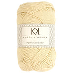 0038_8/4 Light Yellow - Økologisk bomuldsgarn fra Karen Klarbæk