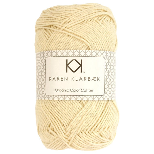 0038_8/4 Light Yellow - Økologisk bomuldsgarn fra Karen Klarbæk