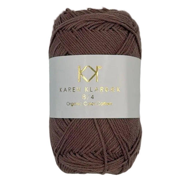 0092_8/4 Maroon Økologisk bomuldsgarn fra Karen Klarbæk