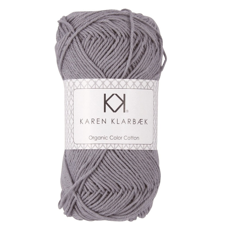 0062_8/4 Medium Grey Økologisk bomuldsgarn fra Karen Klarbæk
