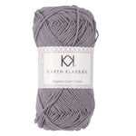 0062_8/4 Medium Grey Økologisk bomuldsgarn fra Karen Klarbæk