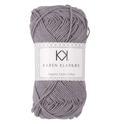 0062_8/4 Medium Grey Økologisk bomuldsgarn fra Karen Klarbæk