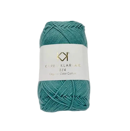 0011_8/4 Medium Petrol Blue - Økologisk bomuldsgarn fra Karen Klarbæk
