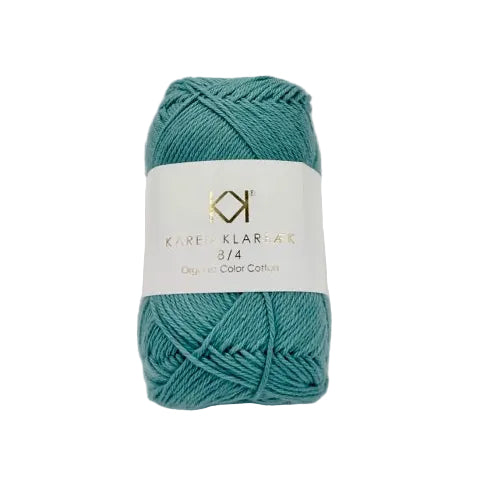 0011_8/4 Medium Petrol Blue - Økologisk bomuldsgarn fra Karen Klarbæk