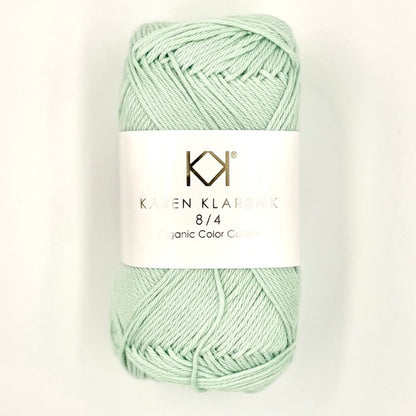 0013_8/4 Mint Green - Økologisk bomuldsgarn fra Karen Klarbæk