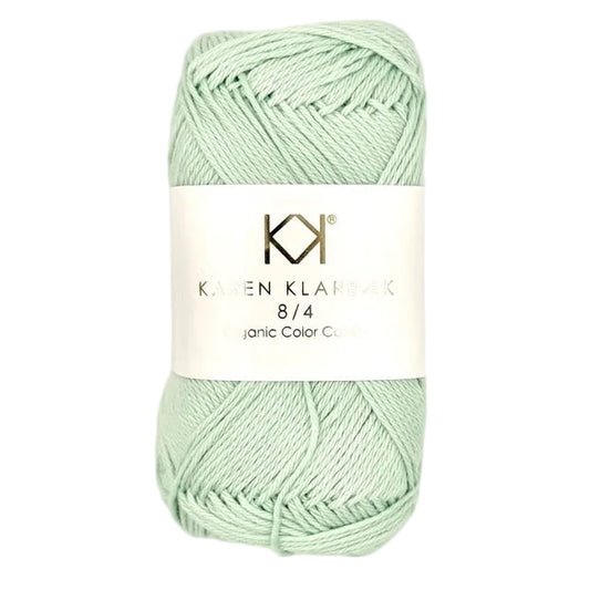 0013_8/4 Mint Green - Økologisk bomuldsgarn fra Karen Klarbæk