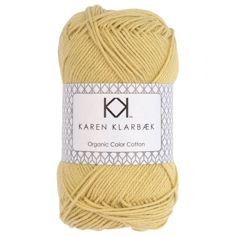 0021_8/4 Pastel Yellow - Økologisk bomuldsgarn fra Karen Klarbæk