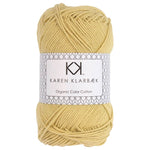0021_8/4 Pastel Yellow - Økologisk bomuldsgarn fra Karen Klarbæk