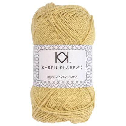0021_8/4 Pastel Yellow - Økologisk bomuldsgarn fra Karen Klarbæk