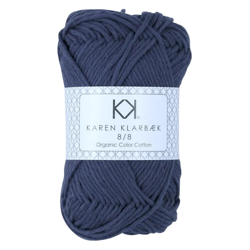 1022_8/8 Dark Lavender - Økologisk bomuldsgarn fra Karen Klarbæk