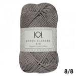 1015_8/8 Frost Grey - Økologisk bomuldsgarn fra Karen Klarbæk
