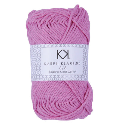 1020_8/8 Light Pink - Økologisk bomuldsgarn fra Karen Klarbæk