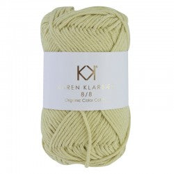 1031_8/8 Pastel Yellow - Økologisk bomuldsgarn fra Karen Klarbæk