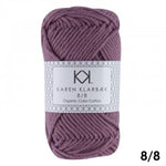 1007_8/8 Plum - Økologisk bomuldsgarn fra Karen Klarbæk