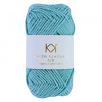 1025_8/8 Turquoise - Økologisk bomuldsgarn fra Karen Klarbæk