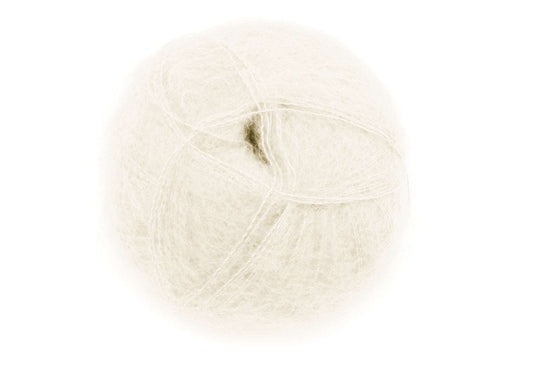 Mohair by Canard Brushed Lace Silk/Mohair - Hvid (Nr. 3000)