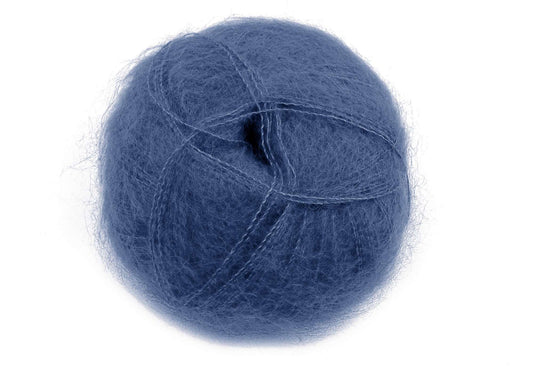 Mohair by Canard Brushed Lace Silk/Mohair - Blå skygge (Nr. 3002)