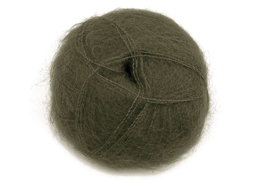 Mohair by Canard Brushed Lace Silk/Mohair - Khaki (Nr. 3008)