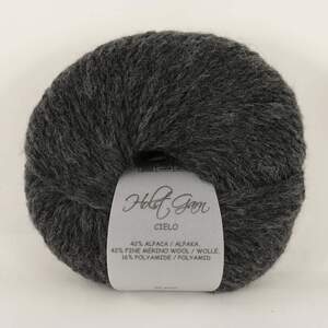 Coal_Cielo_Luftigt garn i alpaka og Super Fine Merino
