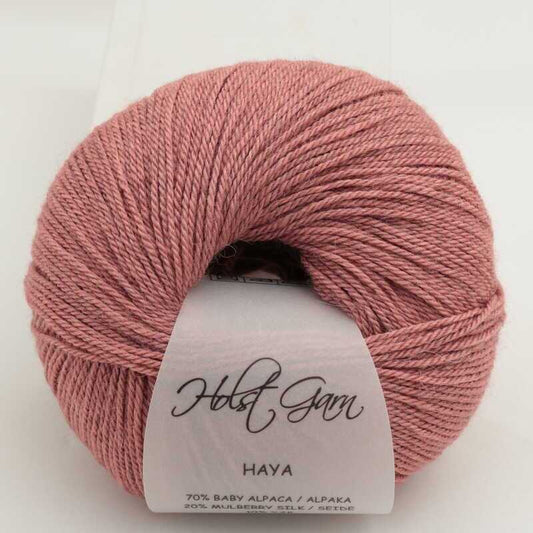 Holst Garn Haya i Alpaca,Silke og Yak - 17 Rosé
