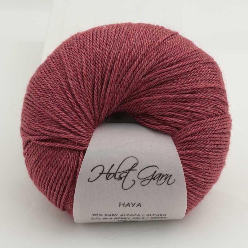 Holst Garn Haya i Alpaca,Silke og Yak - 18 Hibiscus