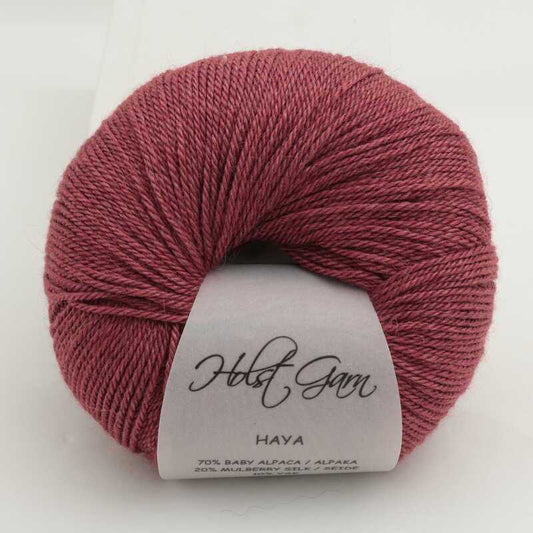 Holst Garn Haya i Alpaca,Silke og Yak - 18 Hibiscus
