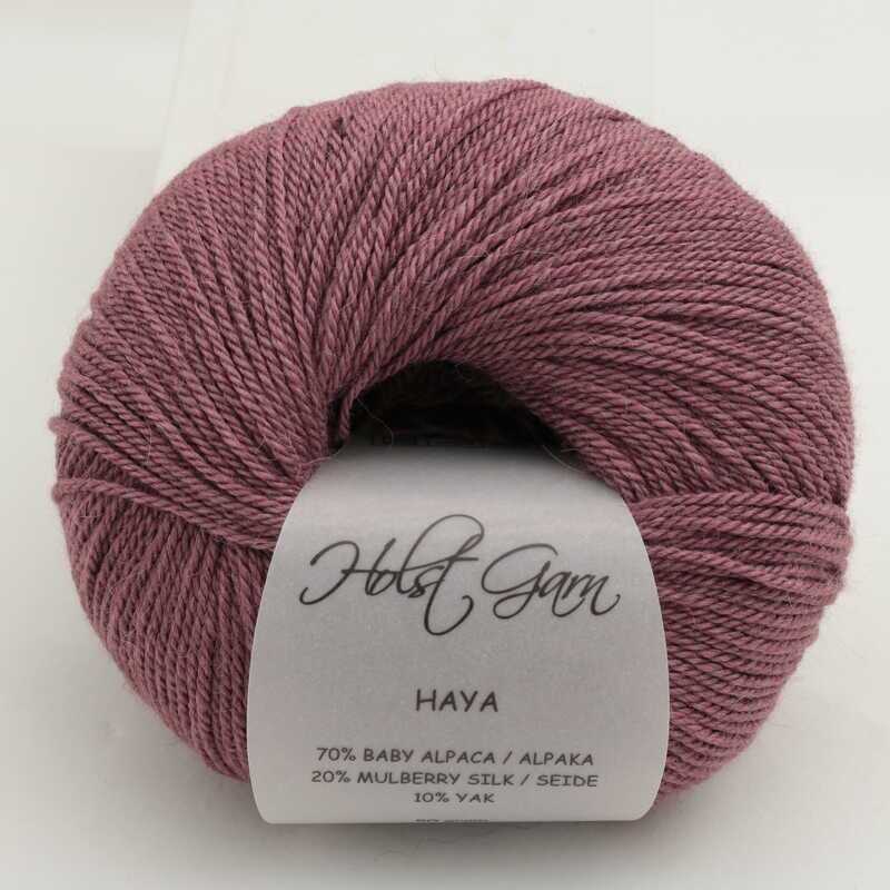 Holst Garn Haya i Alpaca,Silke og Yak - 14 Mauve