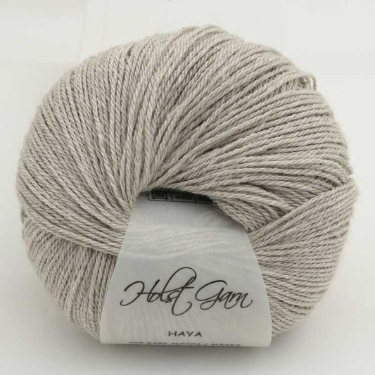 Holst Garn Haya i Alpaca,Silke og Yak - 01 Oyster
