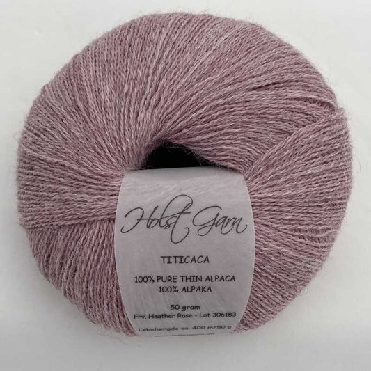 Holst Garn Titicaca i Alpaca - 24 Heather Rose