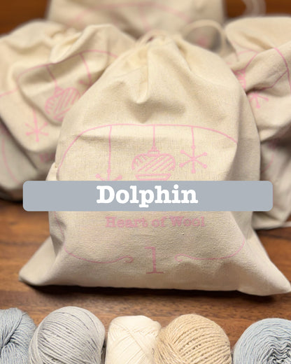 Heart of Wool strikke og hækle adventskalender 2026 - Dolphin
